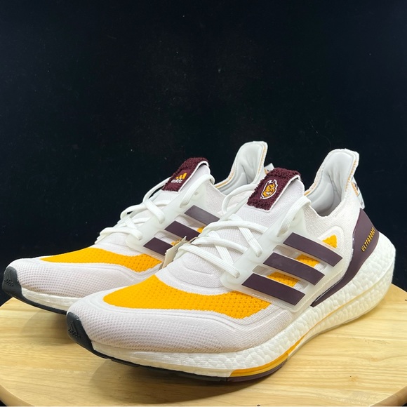 Adidas Ultraboost 21 Mens NCAA Arizona State Sun Devils ASU Men’s 12.5 - Picture 2 of 10
